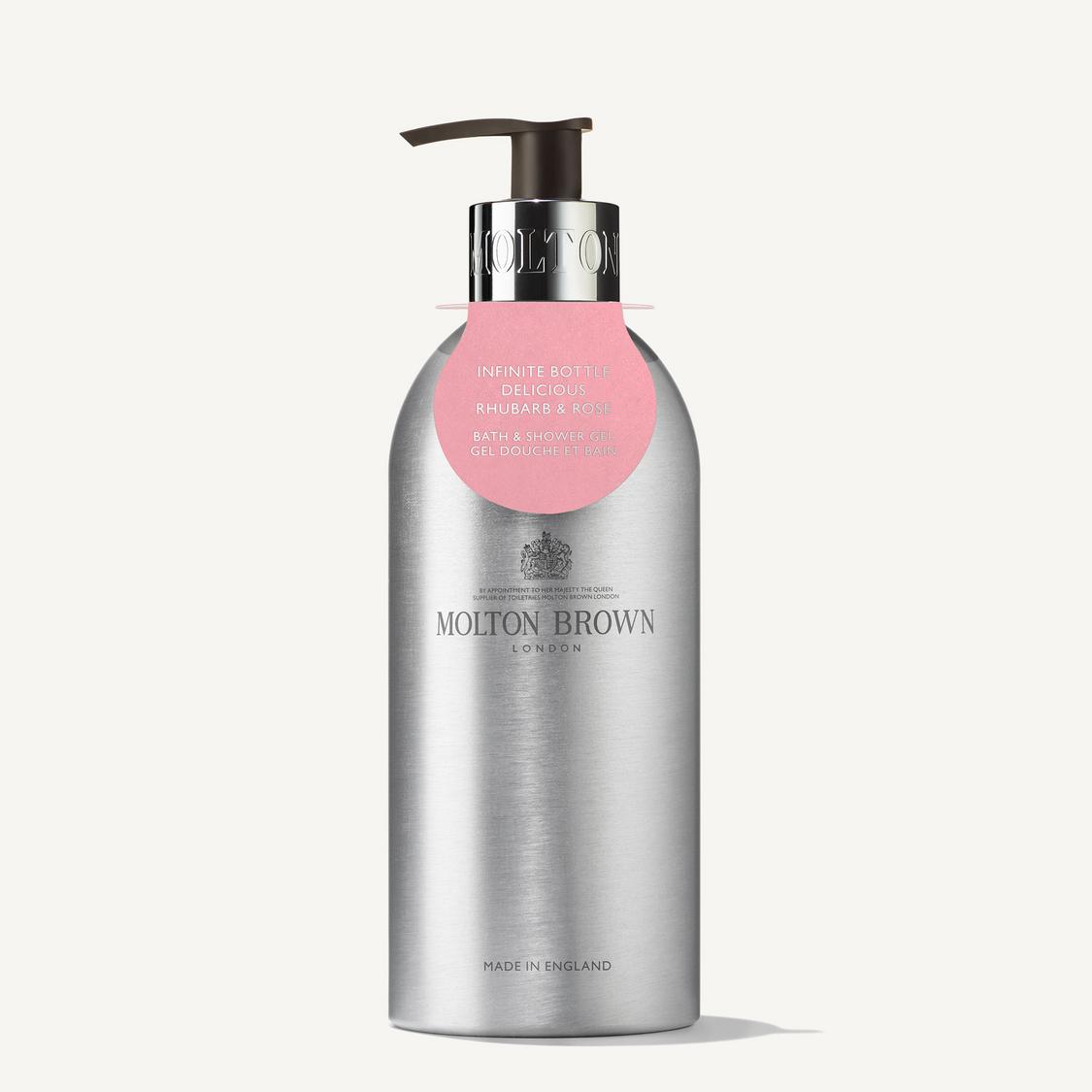 Delicious Rhubarb & Rose  Infinite Bottle 400 ml Body Wash